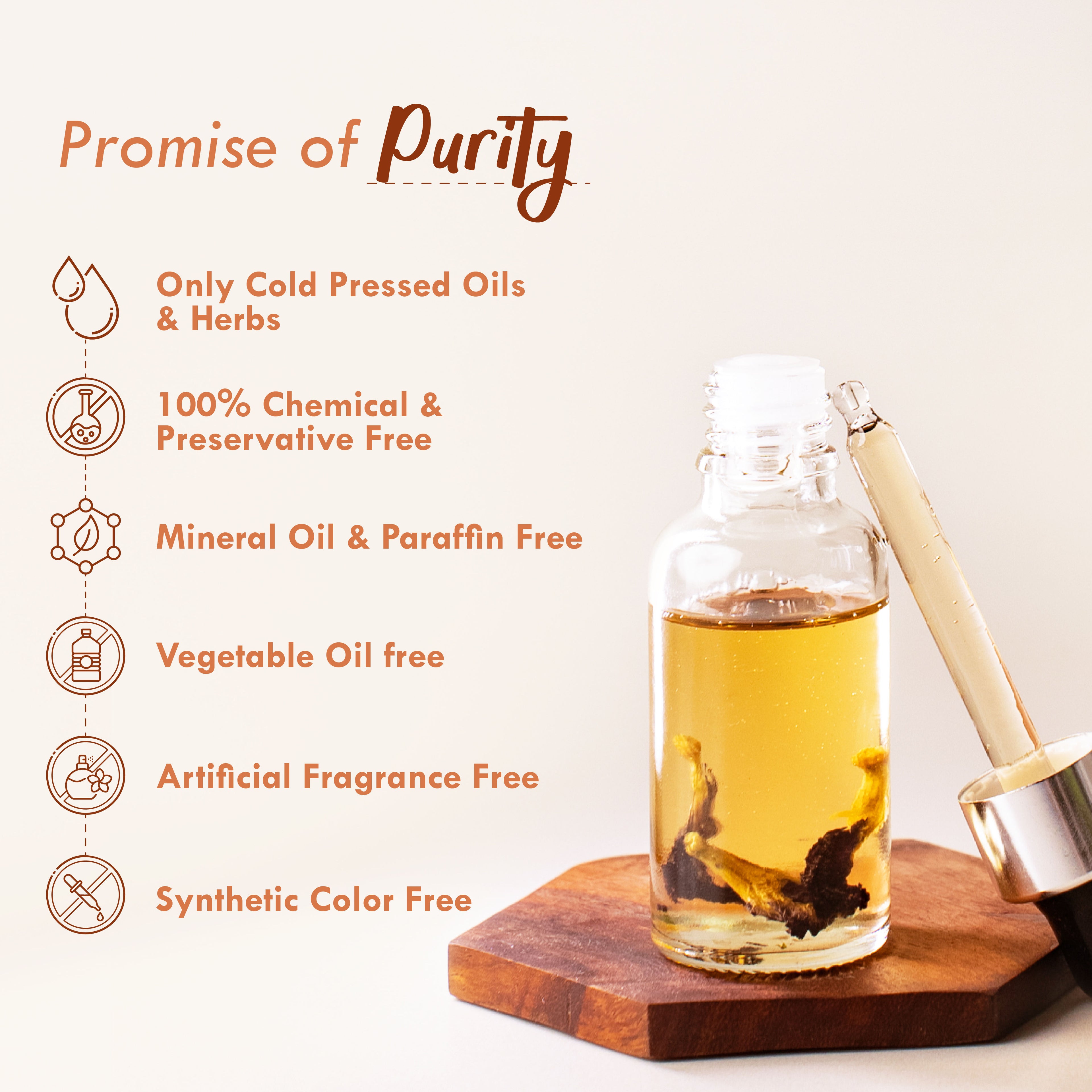 Pure Lotus Marula Face Oil For Massage, Delicate Night Repair Facial Oil Mukhalaya