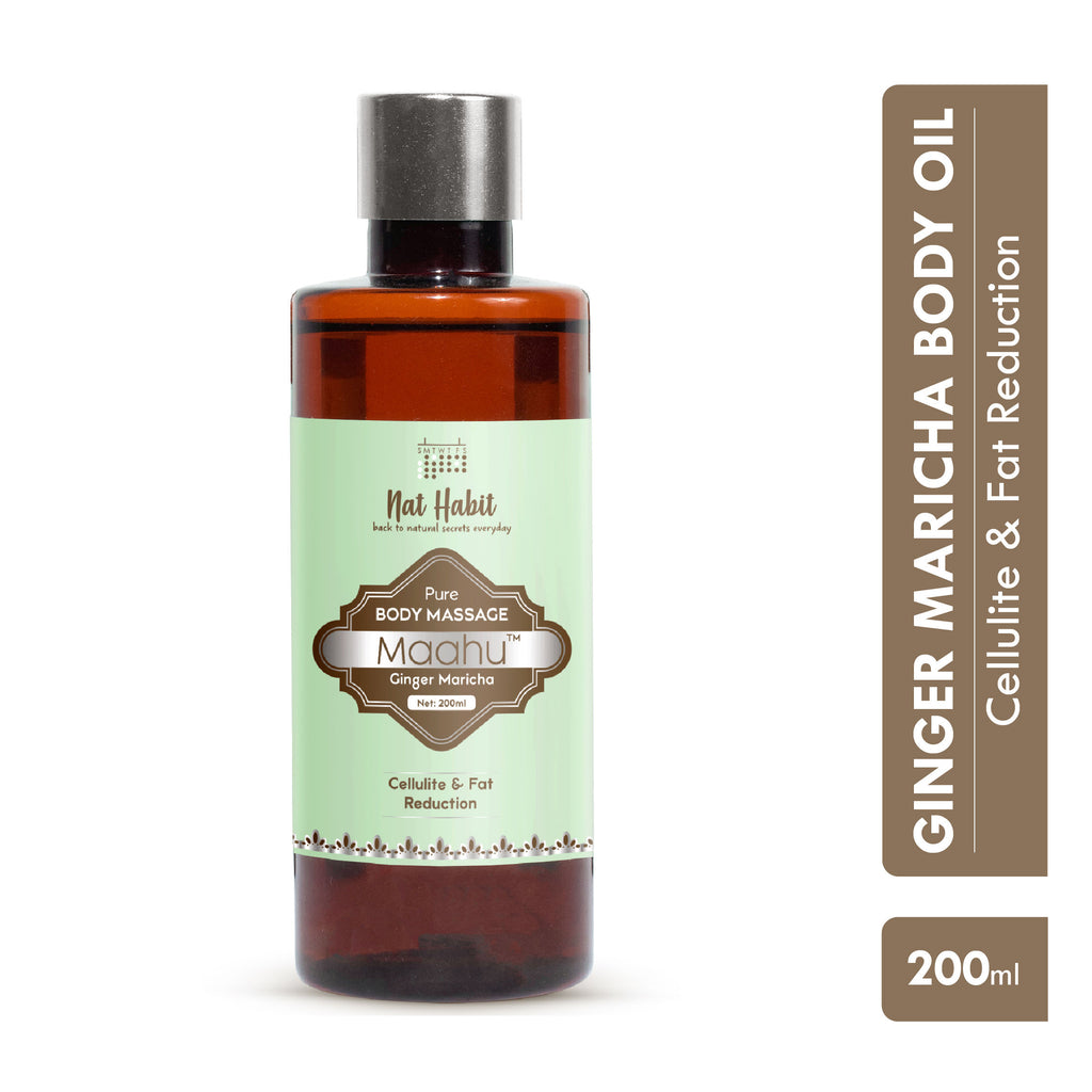 Pure Ginger Maricha Maahu Ayurvedic Body Massage Oil