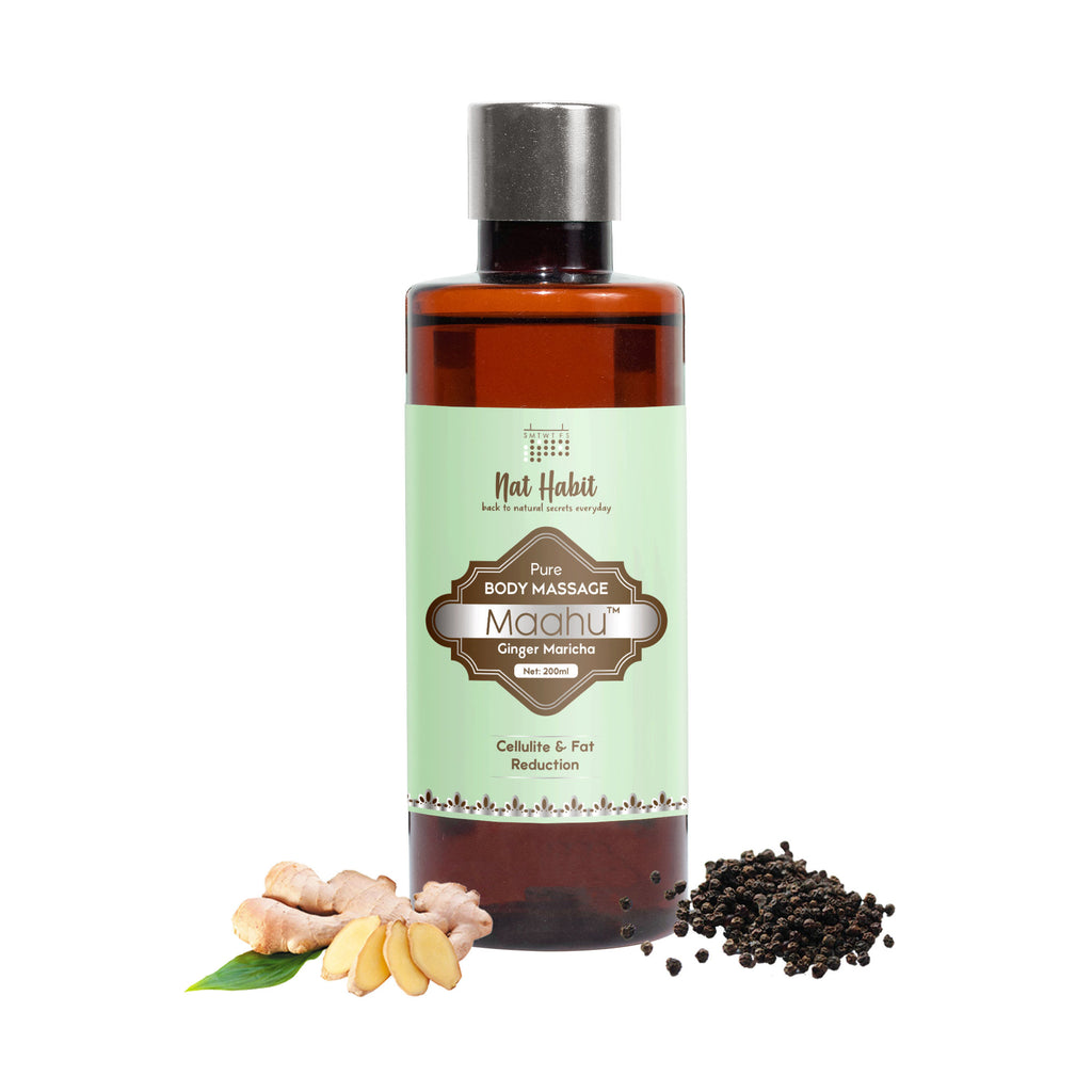 Pure Ginger Maricha Maahu Ayurvedic Body Massage Oil