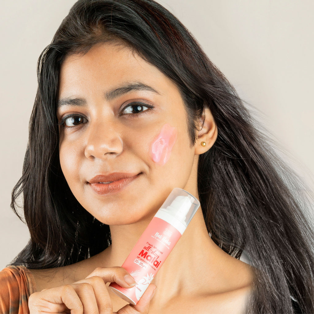 Tomato Vetiver Light Moisturizer, Non Sticky Face Moisturizer For Hot & Humid Weather