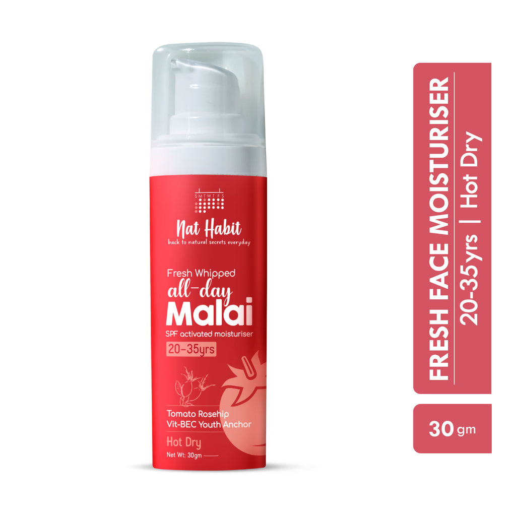 Tomato Rosehip Light Face Moisturizer For Glowing Skin, Non Sticky, Spf Activated Gel
