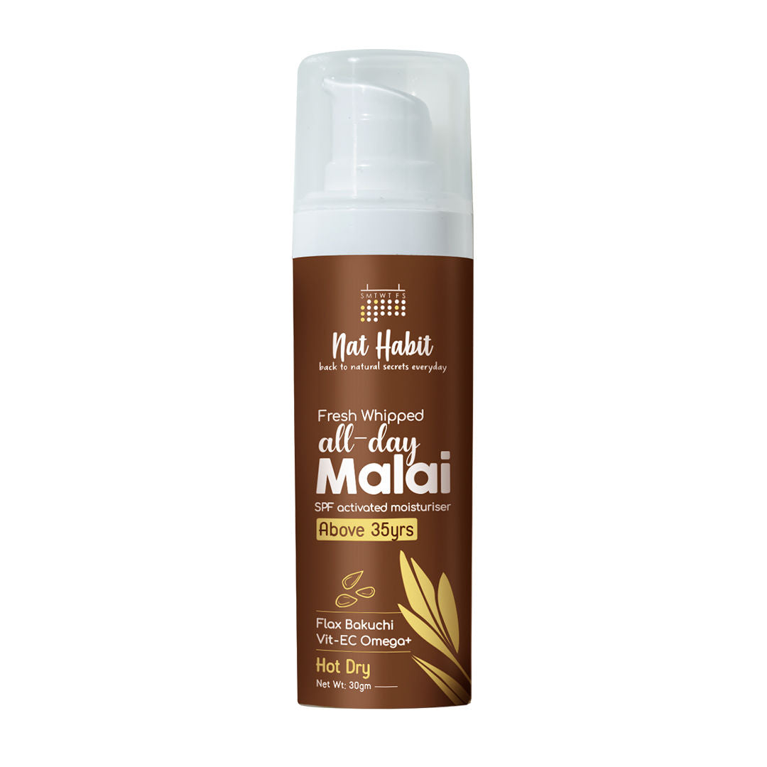 Flax Bakuchi Light Face Moisturizer For Glowing Skin With Vitamin E, Hot & Dry Weather