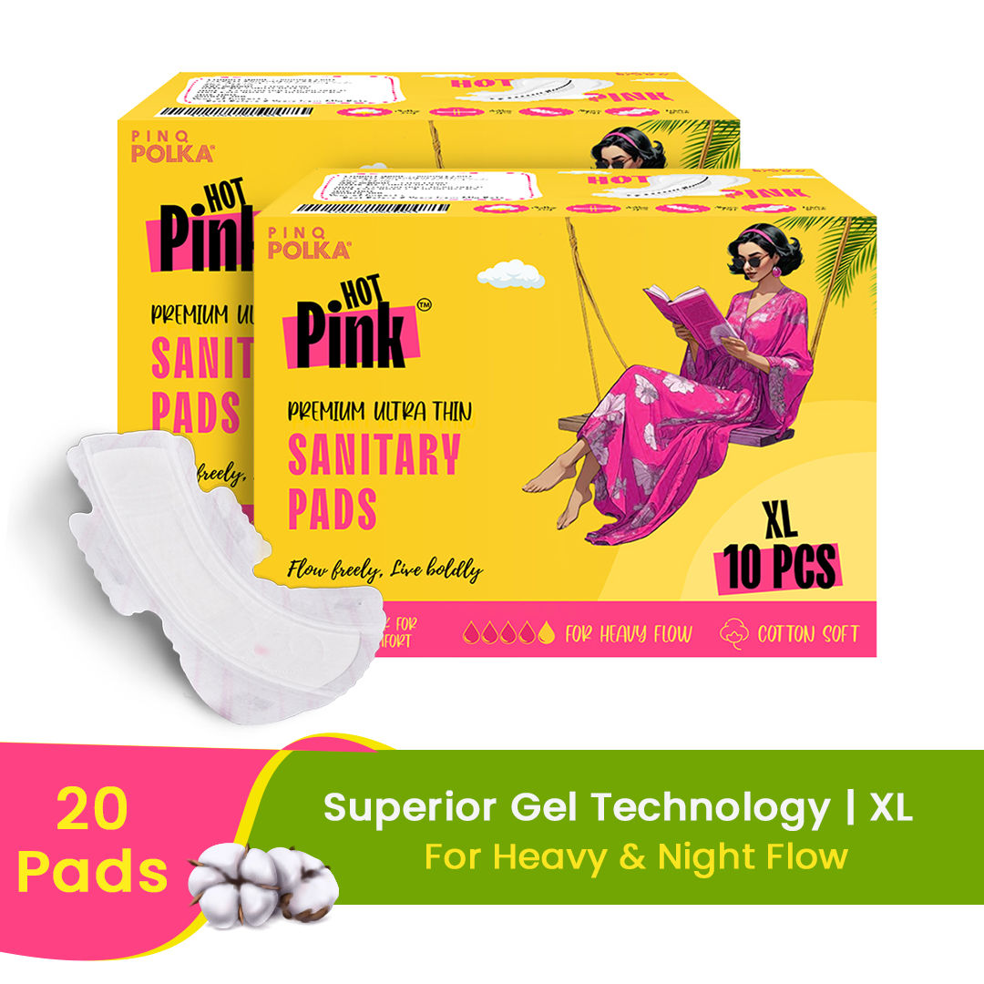 Polka Hot Pink Ultra Sanitary Pads - 20pcs