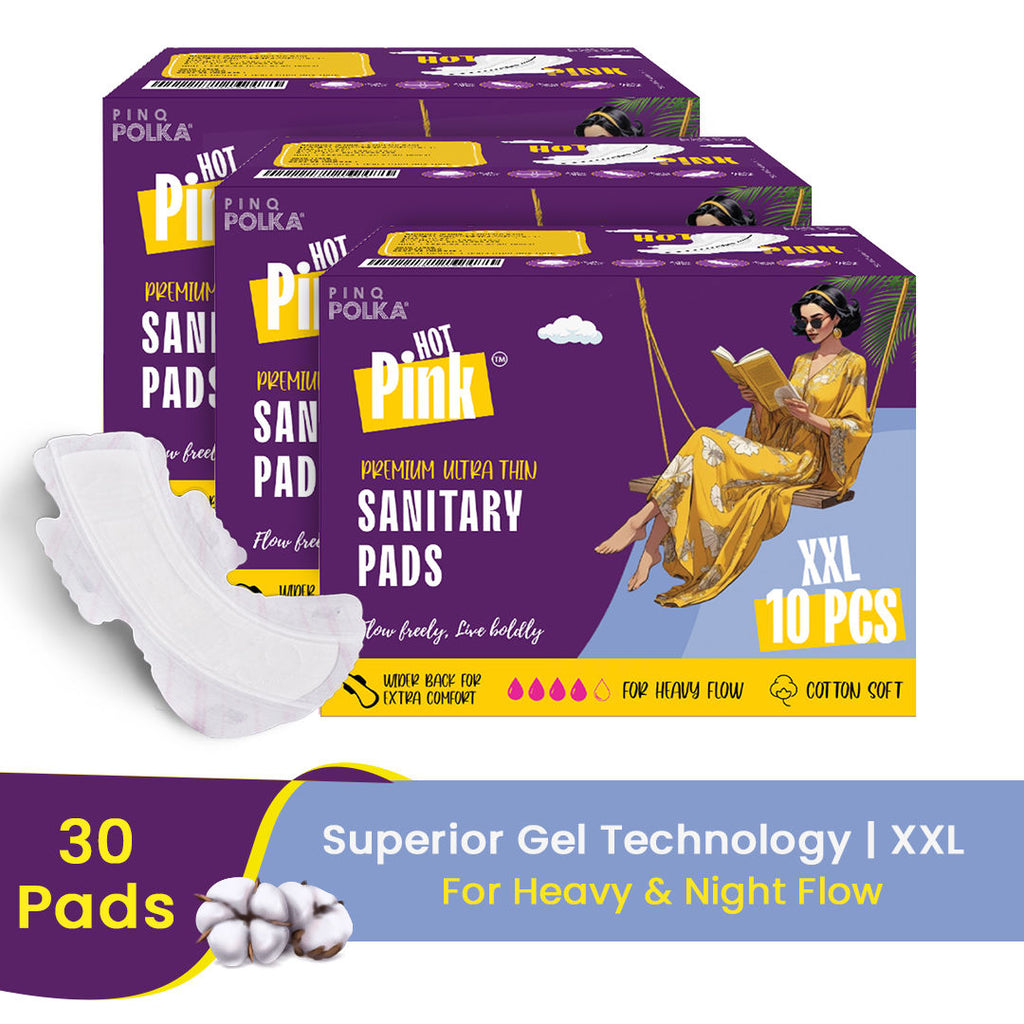 Polka Hot Pink Ultra Sanitary Pads - 30pcs