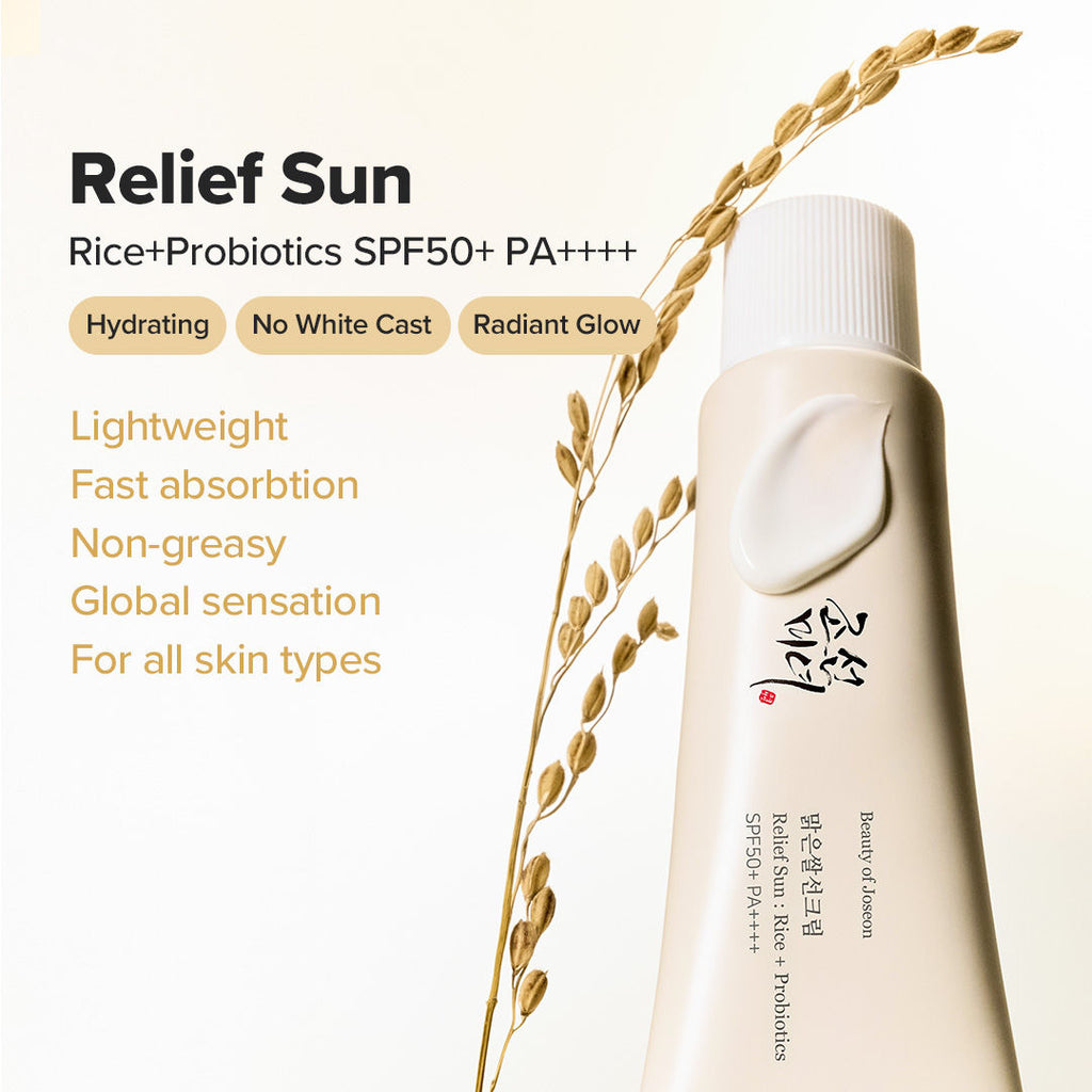Relief Sunscreen Rice + Probiotics SPF 50+ PA++++