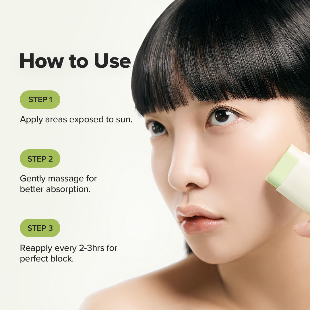 Matte Sunscreen Stick Mugwort + Camelia SPF 50 PA++++