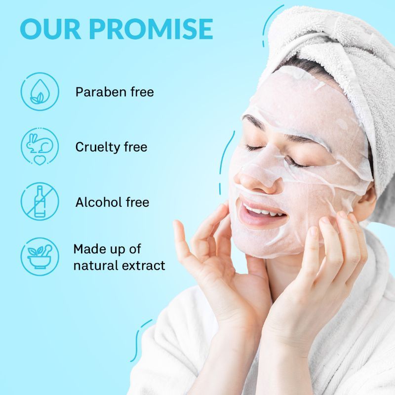 Hyaluronic Acid Facial Sheet Mask For Oil Control