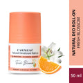 Natural Underarms Roll On Deodorant For Women - Fresh Blossom, No Alcohol Or Aluminium