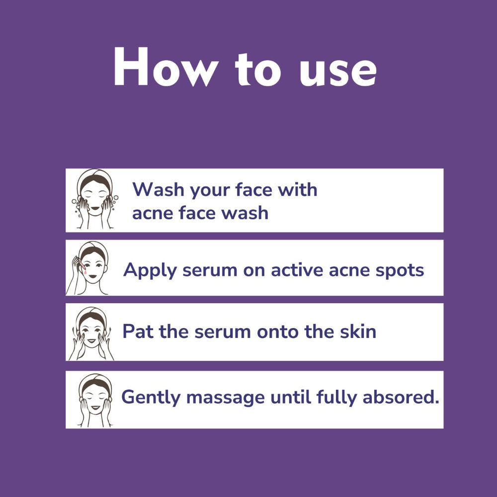 2% Salicylic Acid 5% Niacinamide Face Serum For Oily Acne Prone Skin Open Pores Spot Scars
