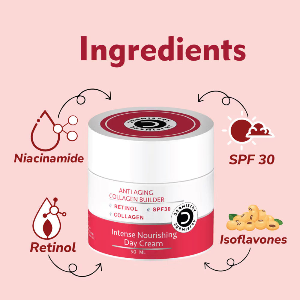 Anti Ageing Collagen Retinol SPF 30 Moisturizer Day Face Cream For Aging Wrinkles Repair