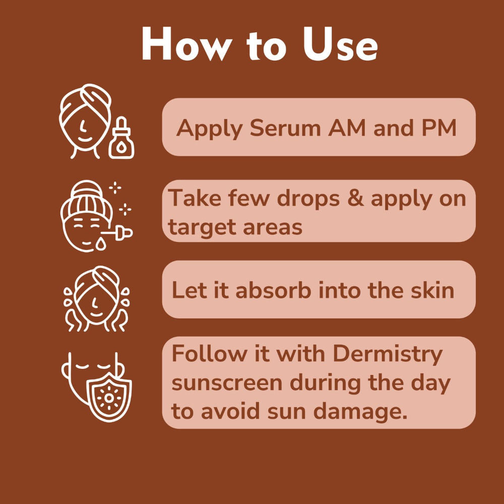 2% Kojic Acid Face Serum Pigmentation Dark Spots Removal Whitening Glowing Skin Fairness