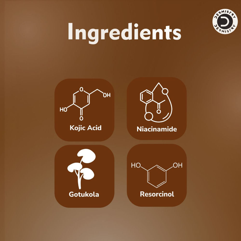 Kojic Acid Face Wash Pigmentation Dark Spots Tan Removal Glowing Skin Lightening Whitening