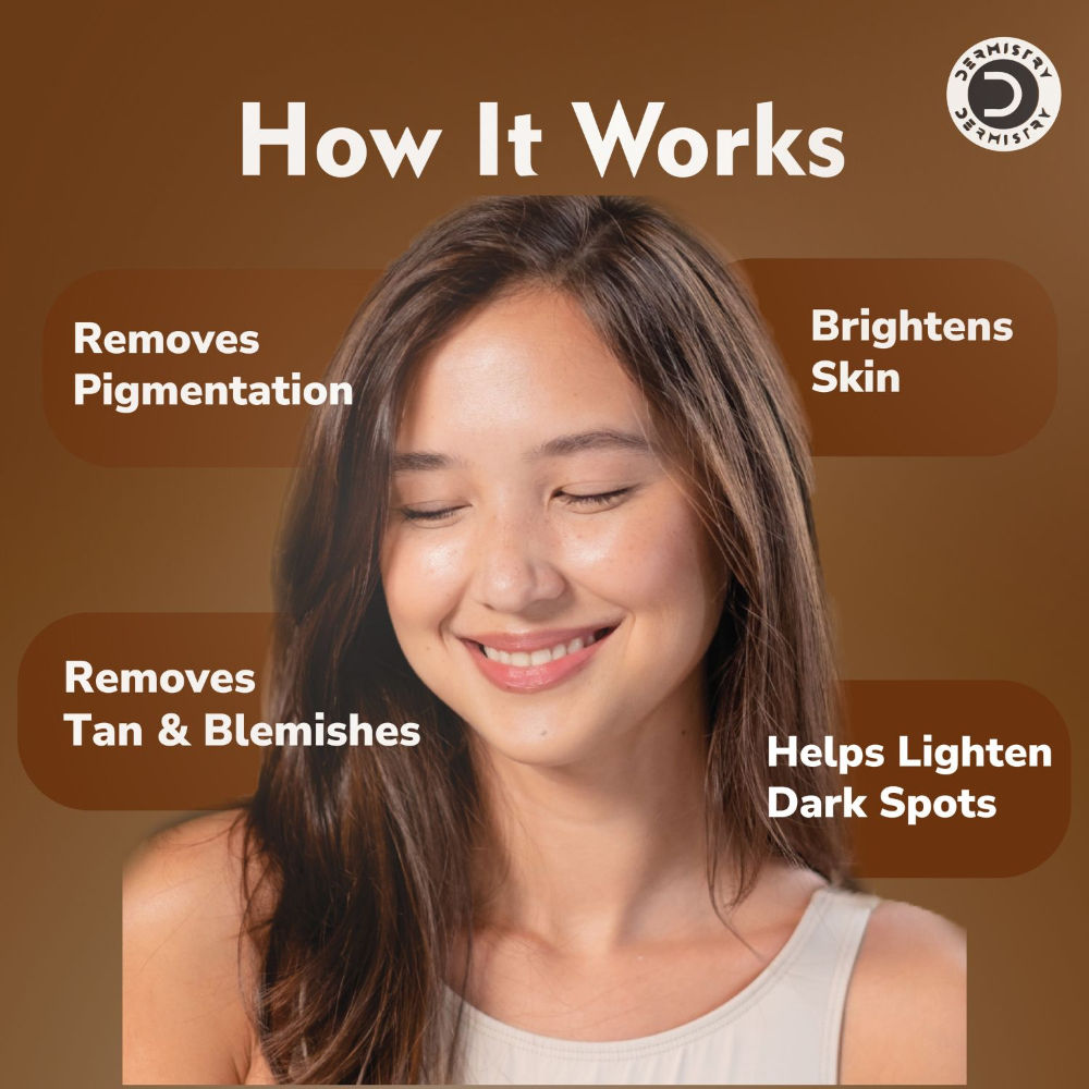 Kojic Acid Face Wash Pigmentation Dark Spots Tan Removal Glowing Skin Lightening Whitening