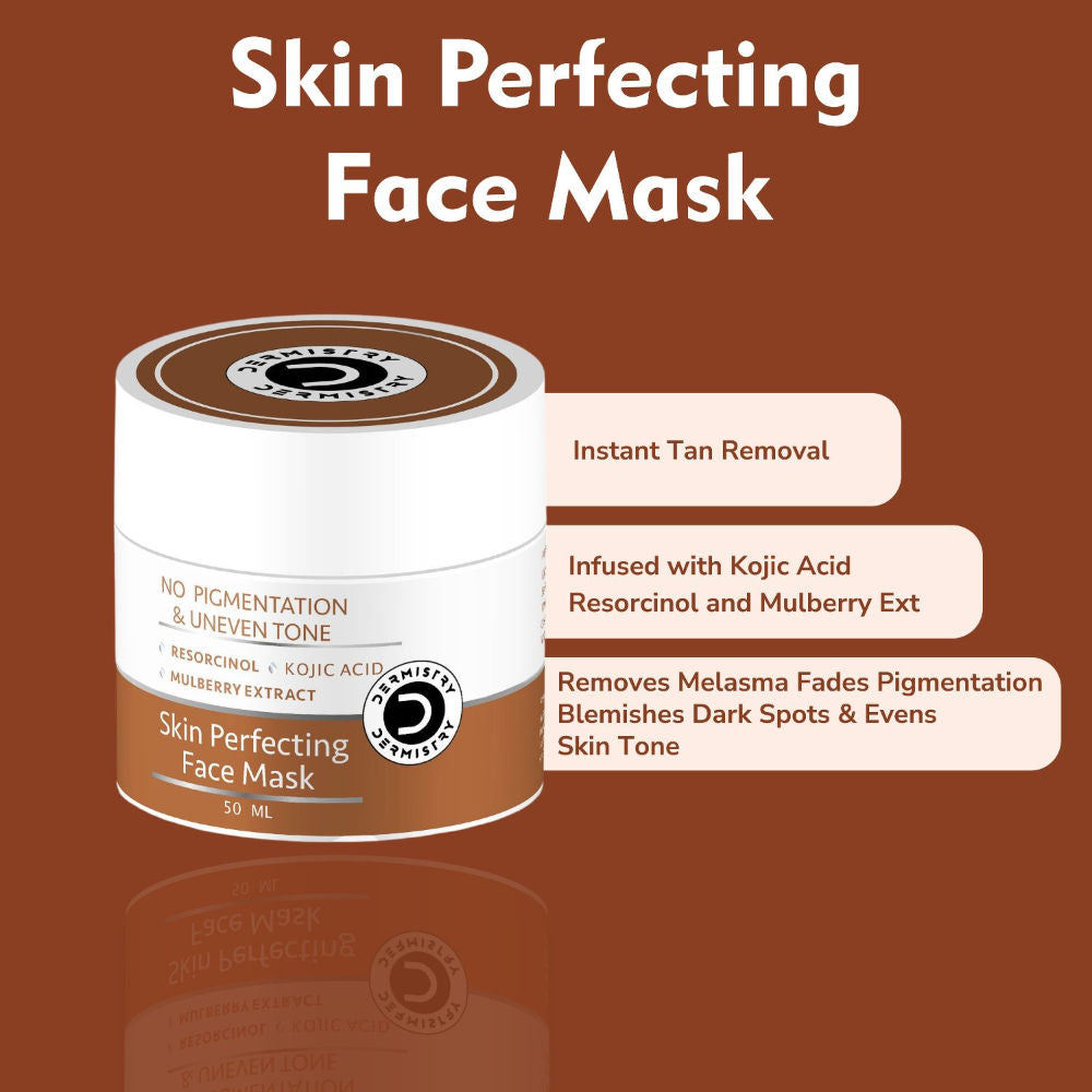 Kojic Acid Pigmentation De D Tan Dark Spots Removal Skin Whitening Glowing Face Pack Mask