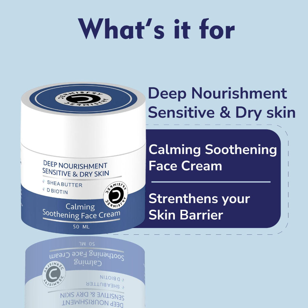 Sensitive Dry & Very Dry Skin Moisturizer Face Cream for Day Night Men Women