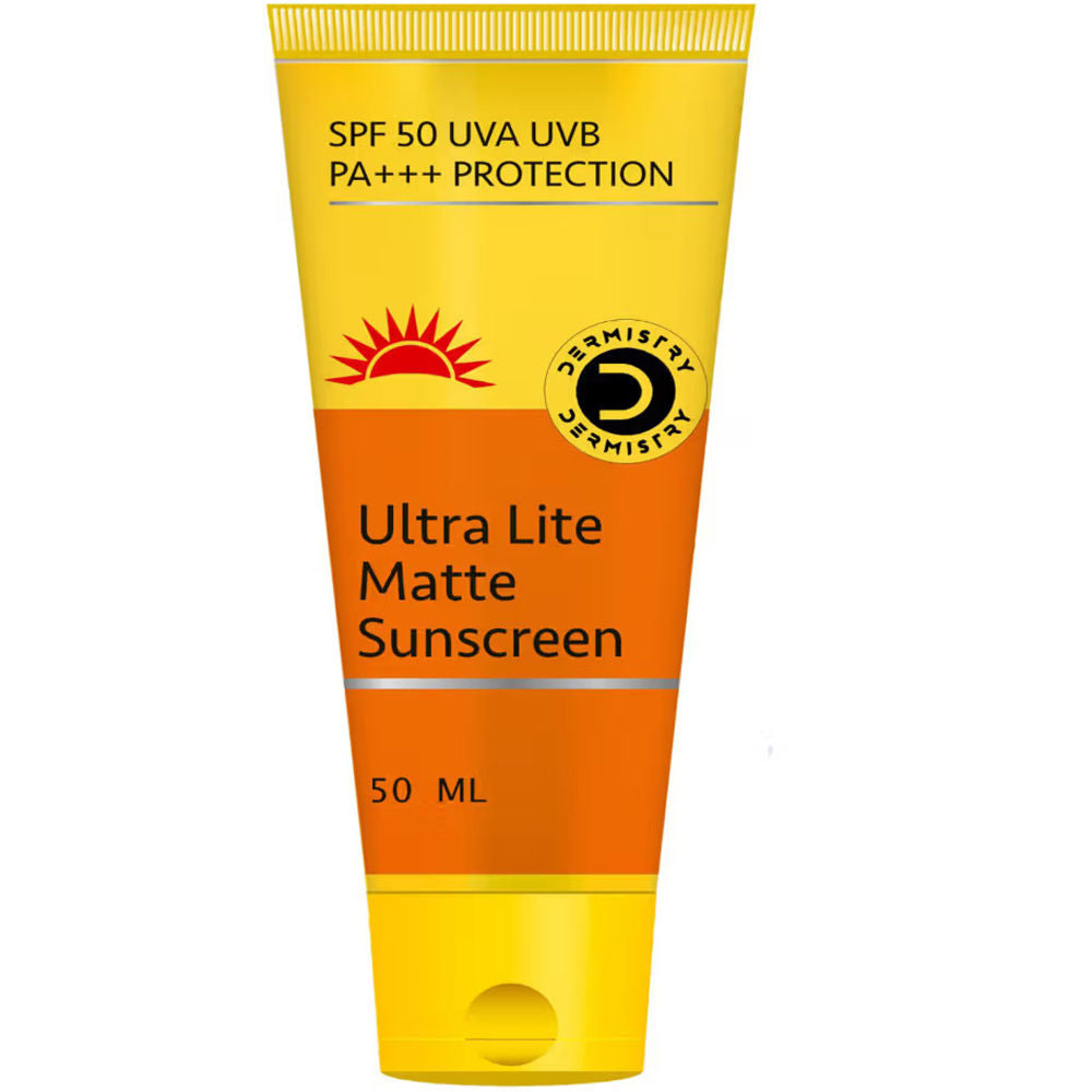 SPF 50 UV Sunscreen Oil Free Water Based Sun Care for Oily Acne Prone & Sensitive Skin