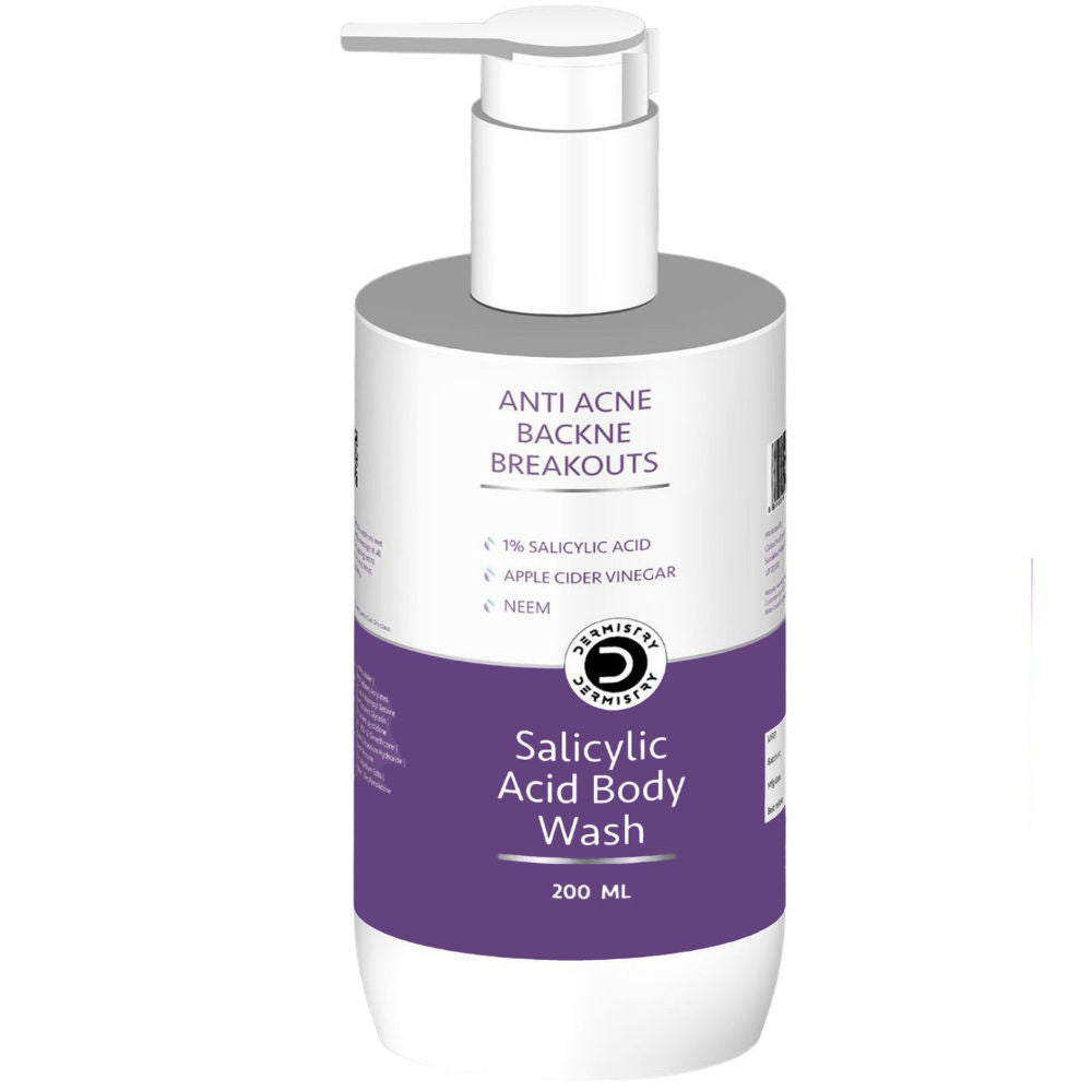 1% Salicylic Acid Niacinamide Exfoliating Body Wash for Back Acne Oily Acne Prone Skin