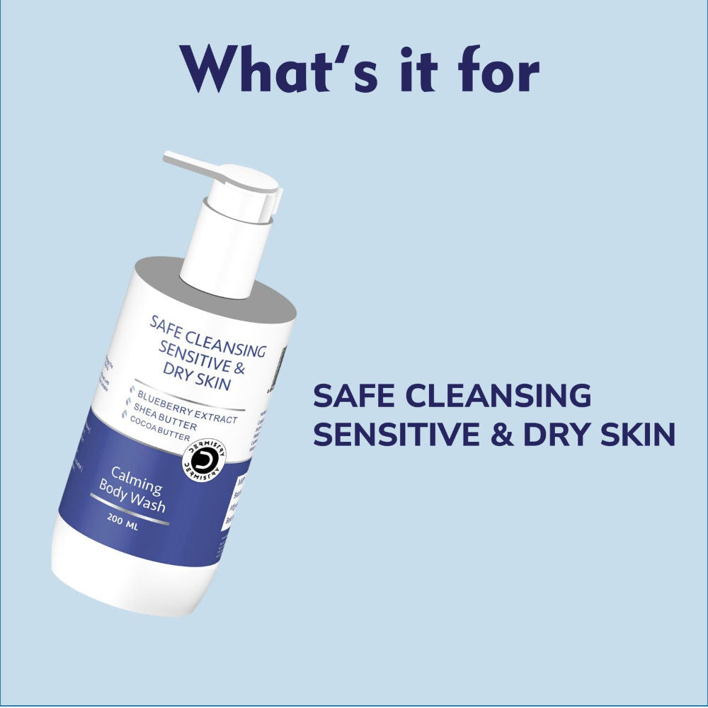 Sensitive Dry Skin Soap Free Moisturizer Body Wash Sulphate Paraben Free for Men Women
