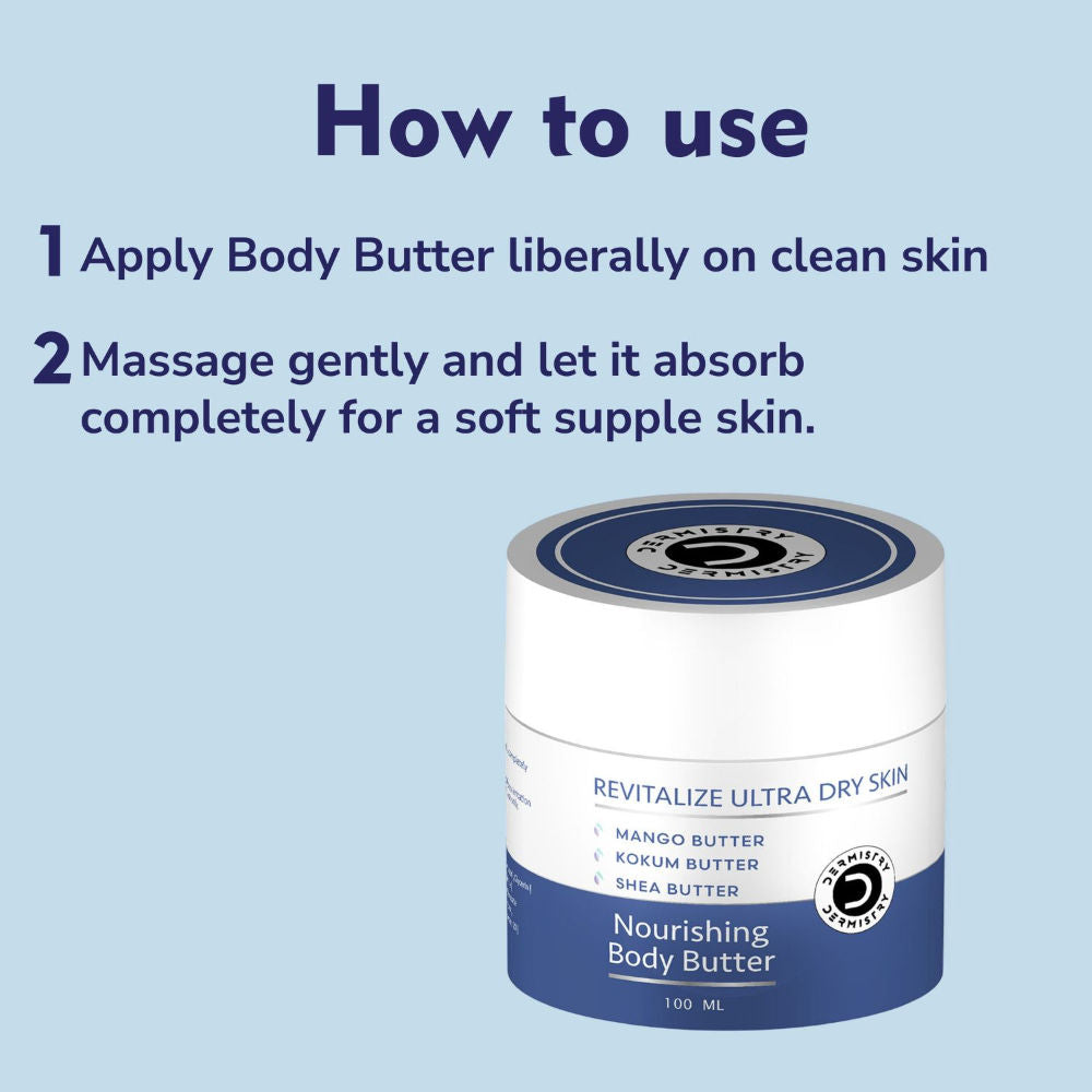 Body Butter For Dry & Very Dry Skin Deep Hydration Moisturizer With Coffee Shea Butter
