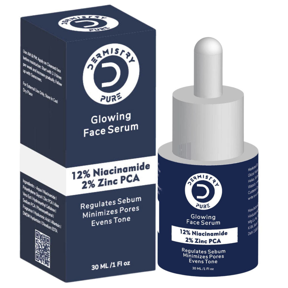 12% Niacinamide Zinc Oil Control Face Serum for Minimizing Pores Acne Scar Spot Corrector