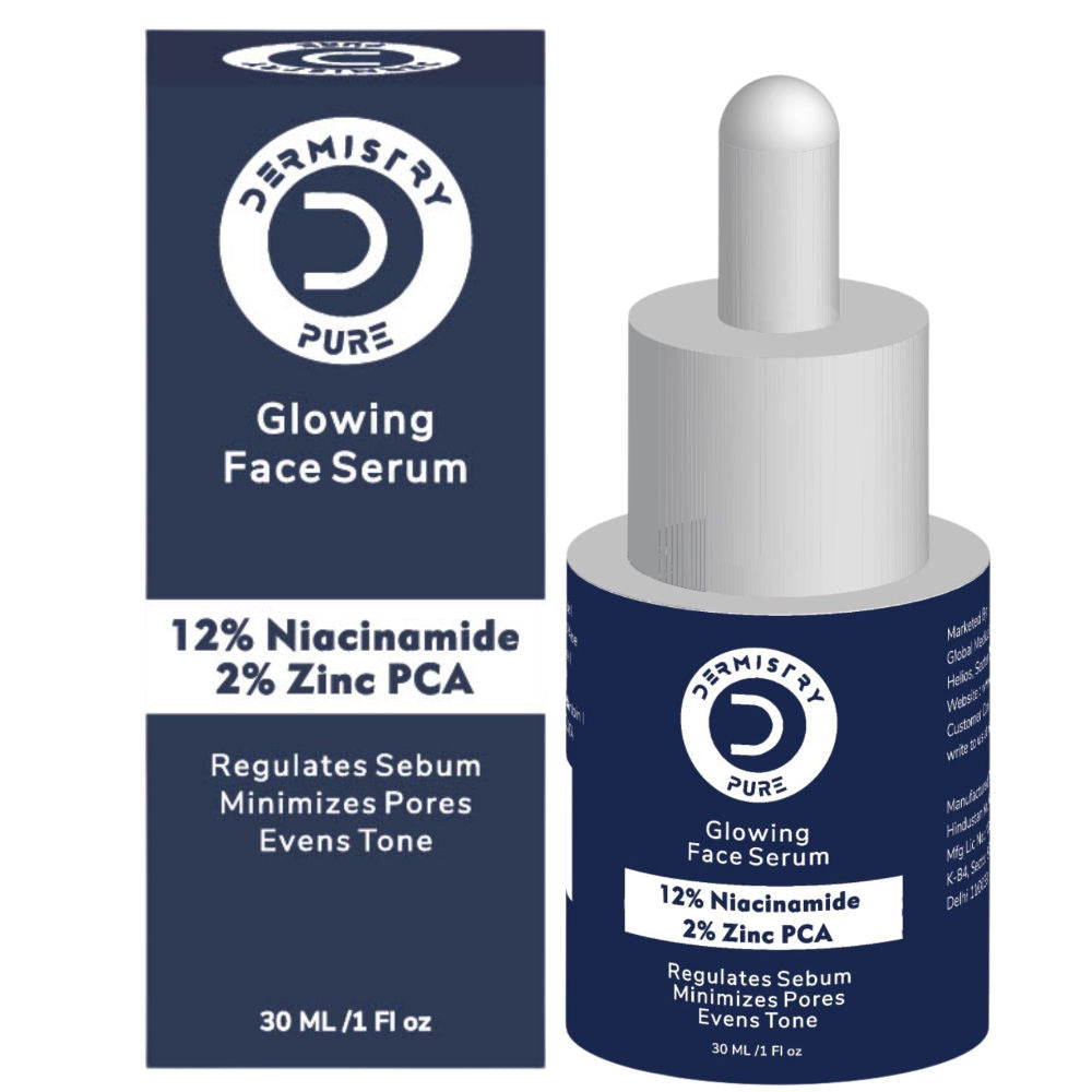 12% Niacinamide Zinc Oil Control Face Serum for Minimizing Pores Acne Scar Spot Corrector