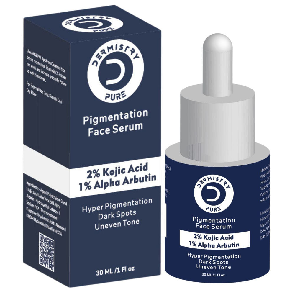 2% Kojic Acid Alpha Arbutin Face Serum Pigmentation Removal Lightening Whitening Fairness