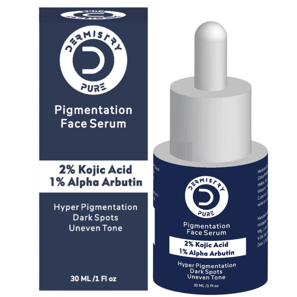 2% Kojic Acid Alpha Arbutin Face Serum Pigmentation Removal Lightening Whitening Fairness