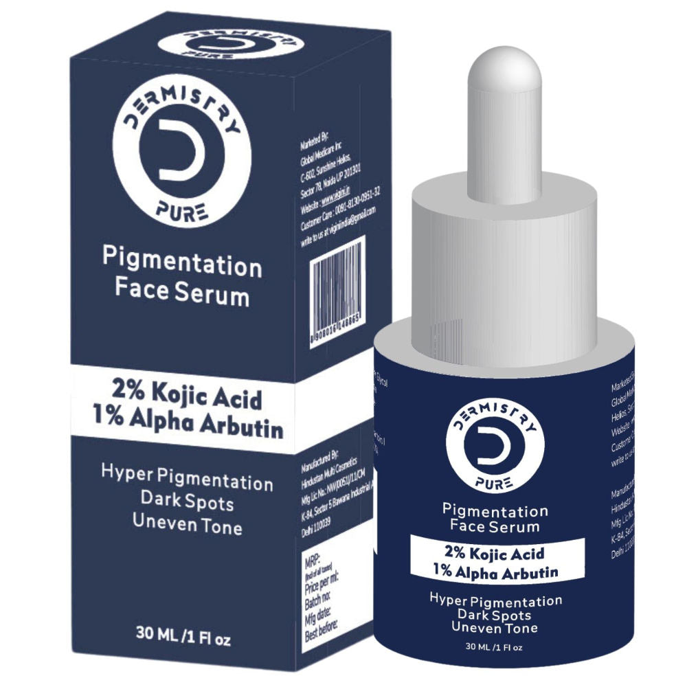 2% Kojic Acid Alpha Arbutin Face Serum Pigmentation Removal Lightening Whitening Fairness