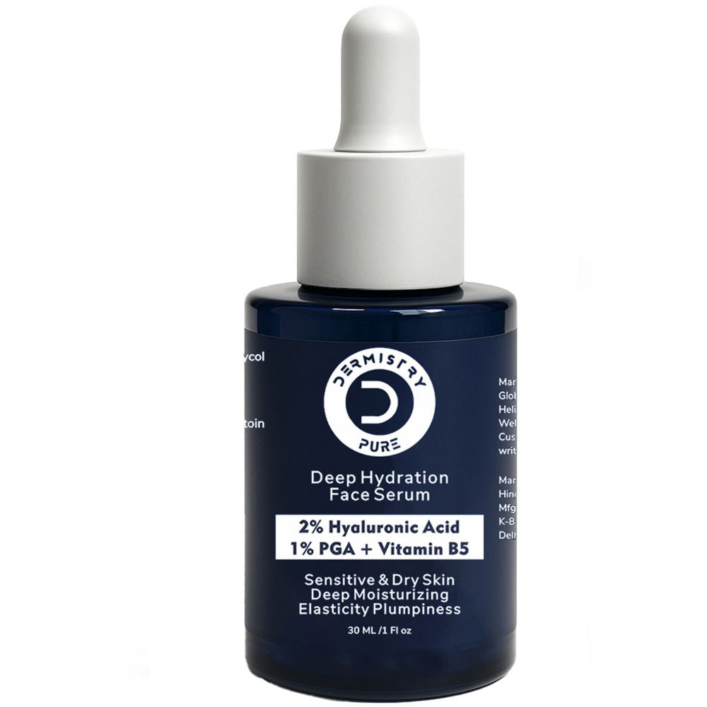 2% Hyaluronic Acid 1% PGA Vitamin B5 Moisturizer Face Serum For Sensitive Dry & Oily Skin
