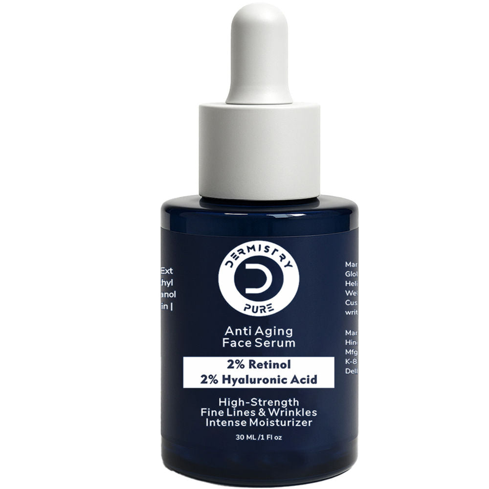 2% Retinol Hyaluronic Anti Aging Night Face Cream Serum for Ageing Dark Circles & Wrinkles