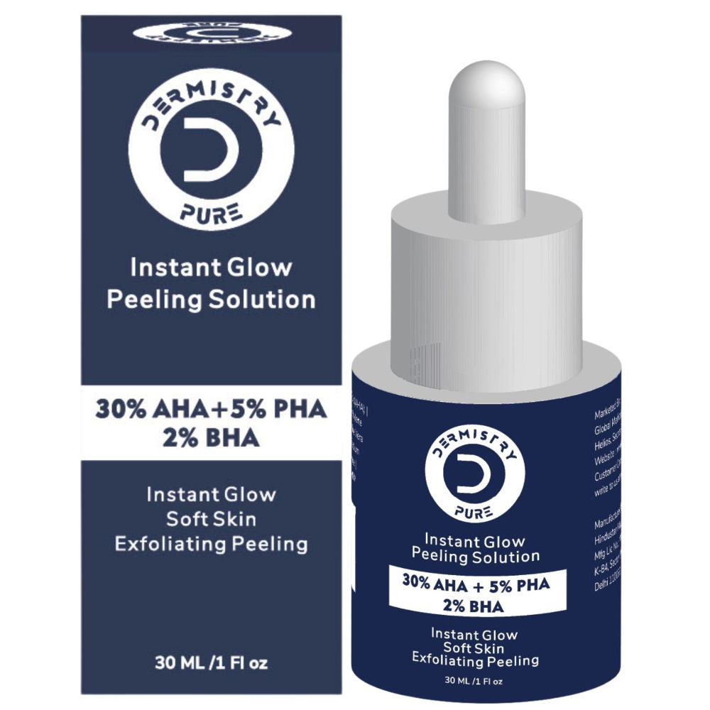 30% AHA 5% PHA 2% BHA Peeling Solution Face Serum Glowing Skin Exfoliating Chemical Peel