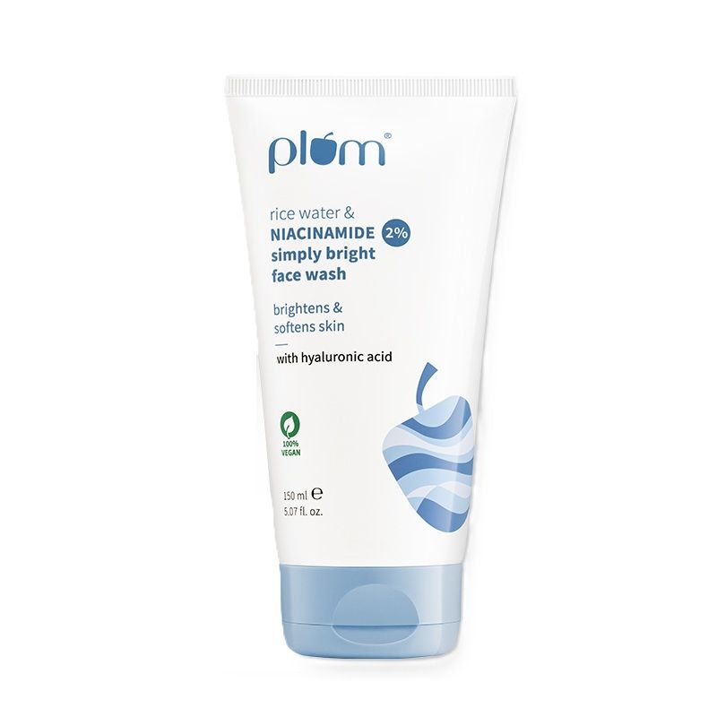 2% Niacinamide Face Wash With Rice Water For Oily Skin, Brightens & Hydrates