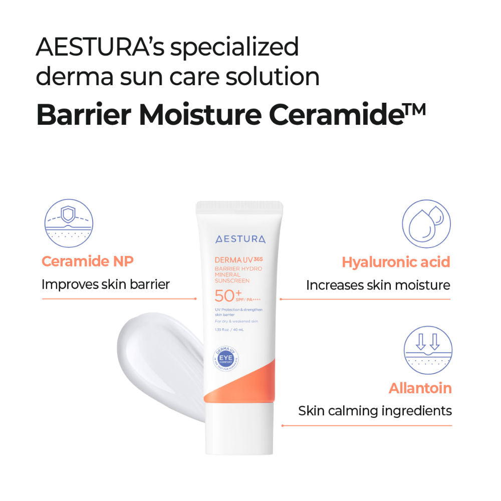 Derma UV365 Barrier Hydro Mineral Sunscreen 50+ SPF/PA++++