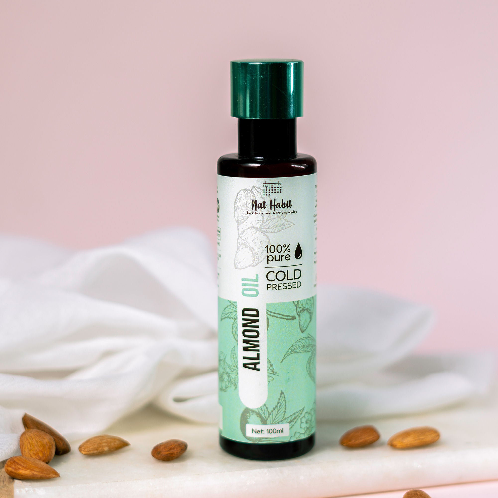 100% Pure Cold Pressed Almond Oil