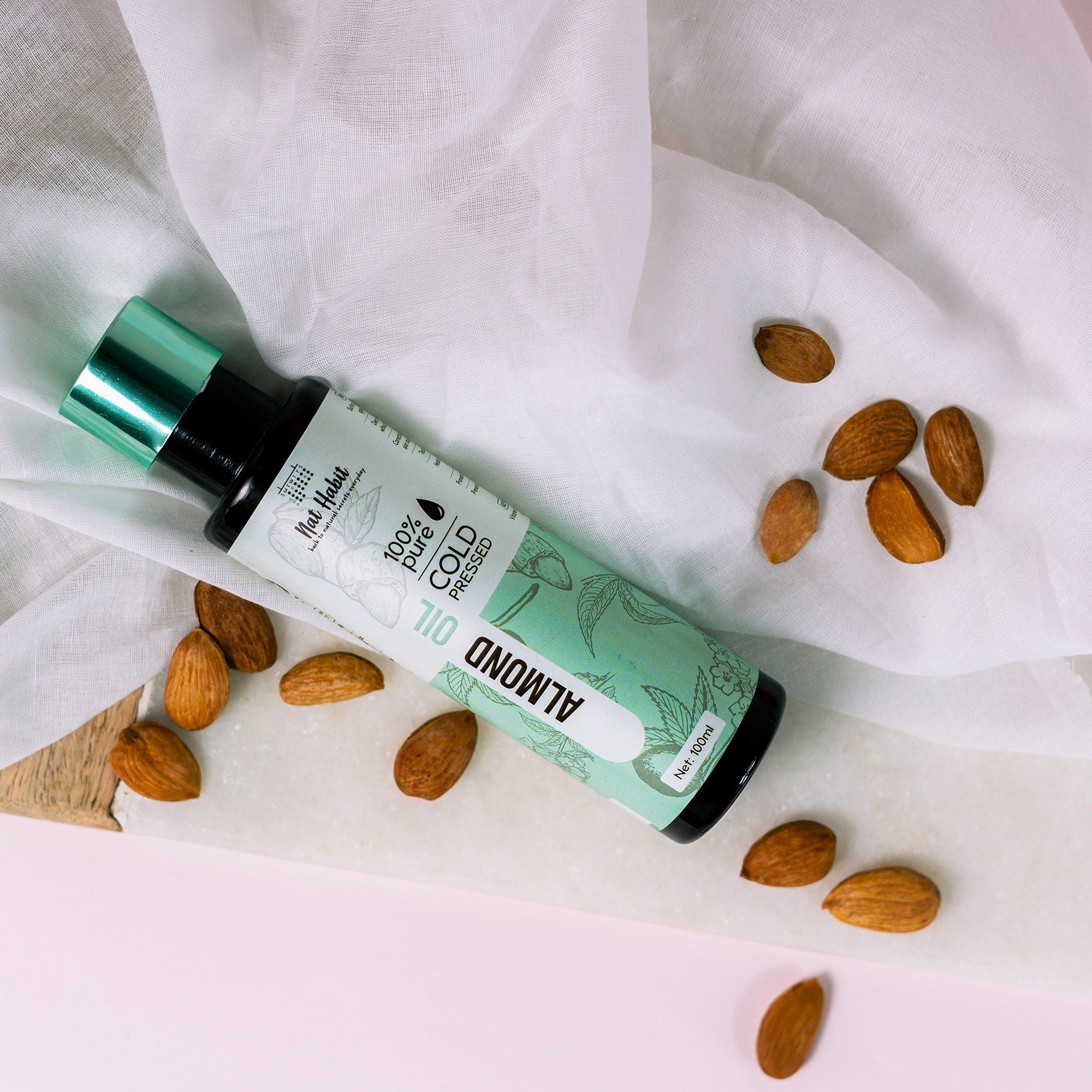 100% Pure Cold Pressed Almond Oil
