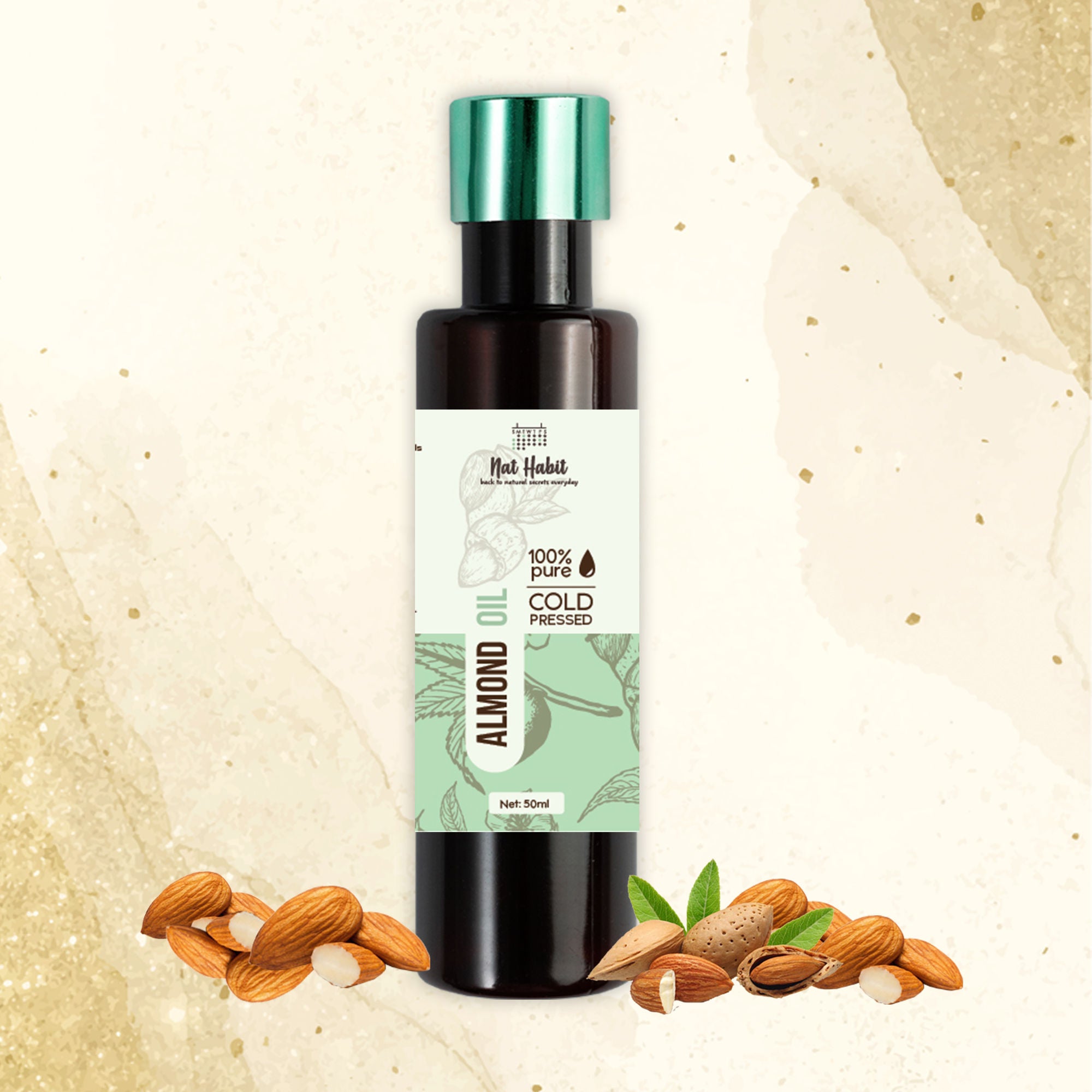 100% Pure Cold Pressed Almond Oil
