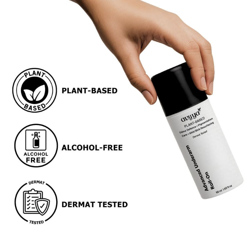 Underarm Roll-On Deodorant Plant-Based With 48H Odour Protection