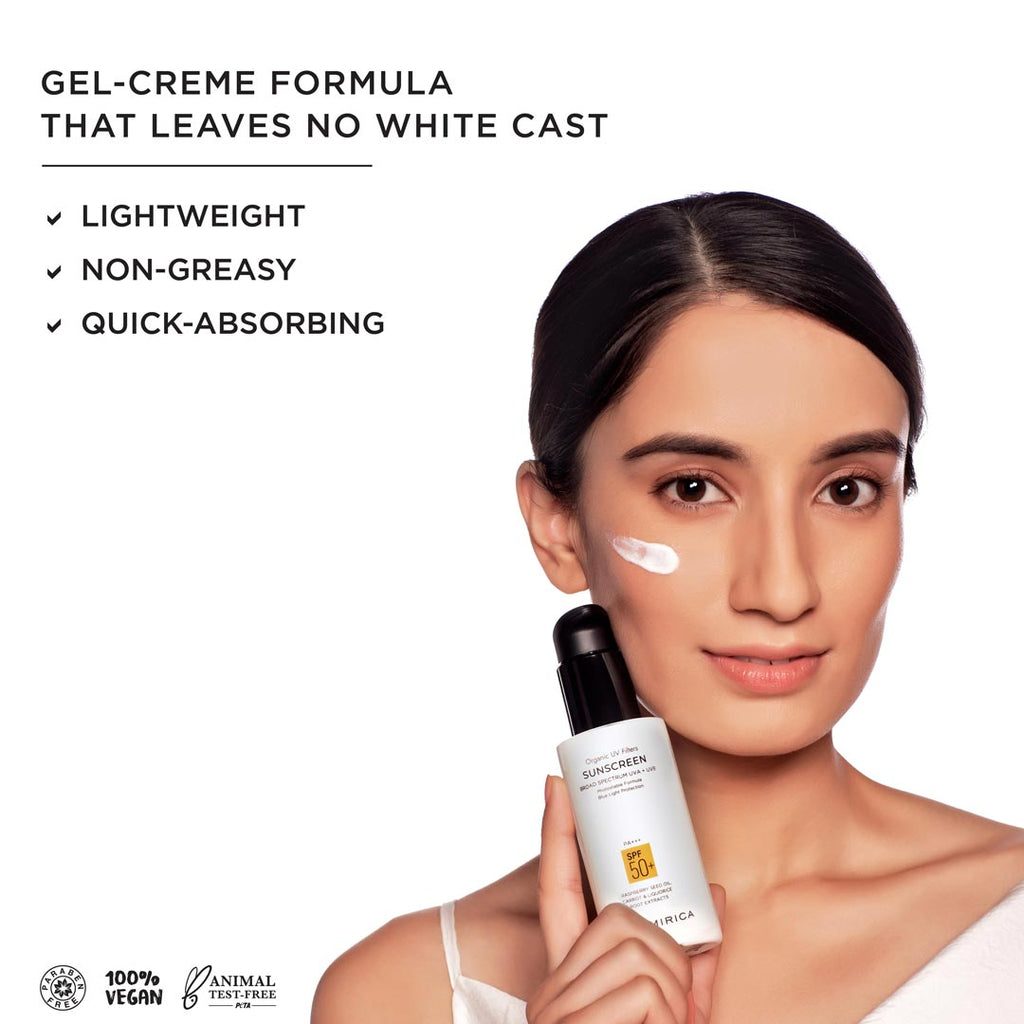 Glow Sunscreen, SPF 50, PA+++ For UVA/B Protection With Liquorice And Carrot Root Extract