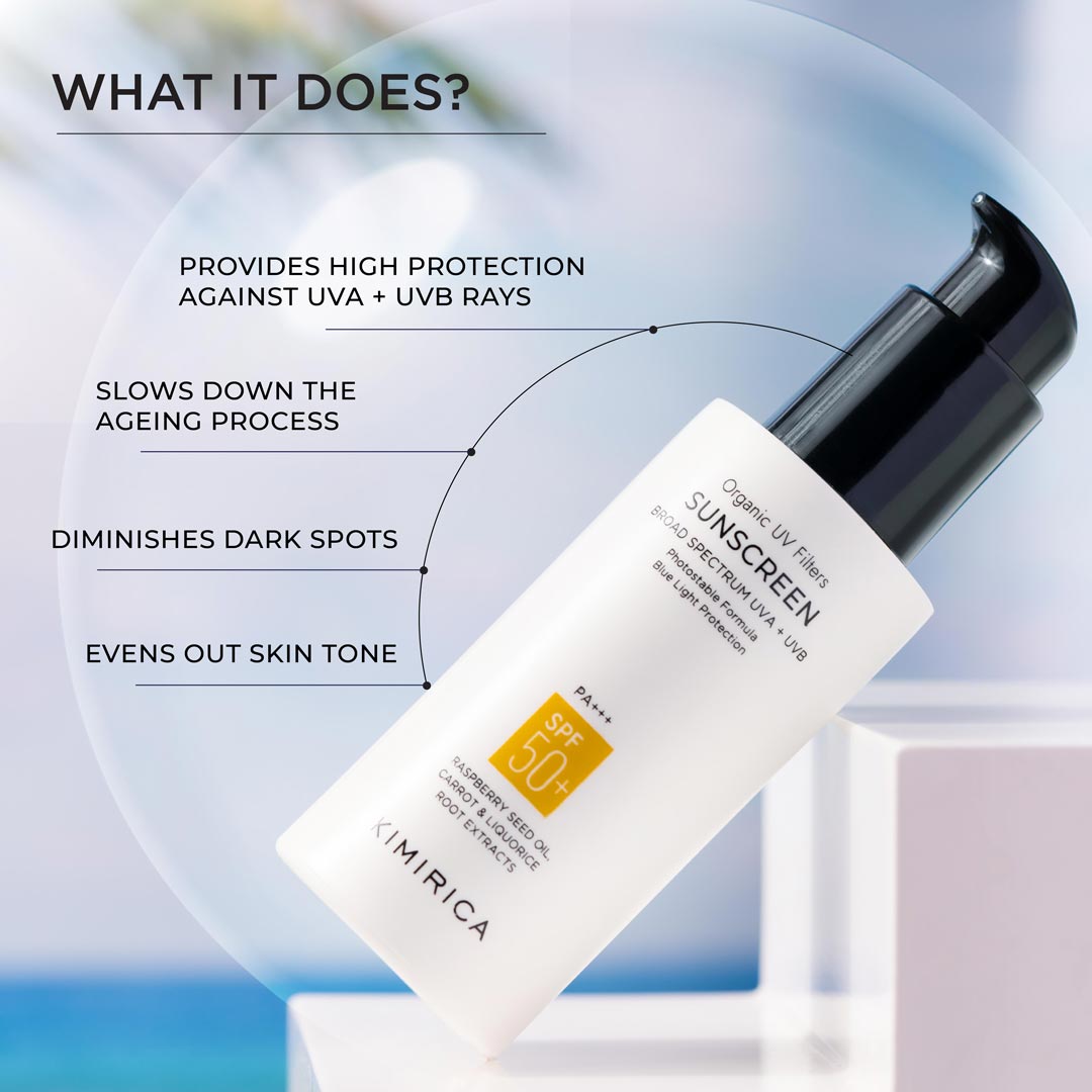 Glow Sunscreen, SPF 50, PA+++ For UVA/B Protection With Liquorice And Carrot Root Extract