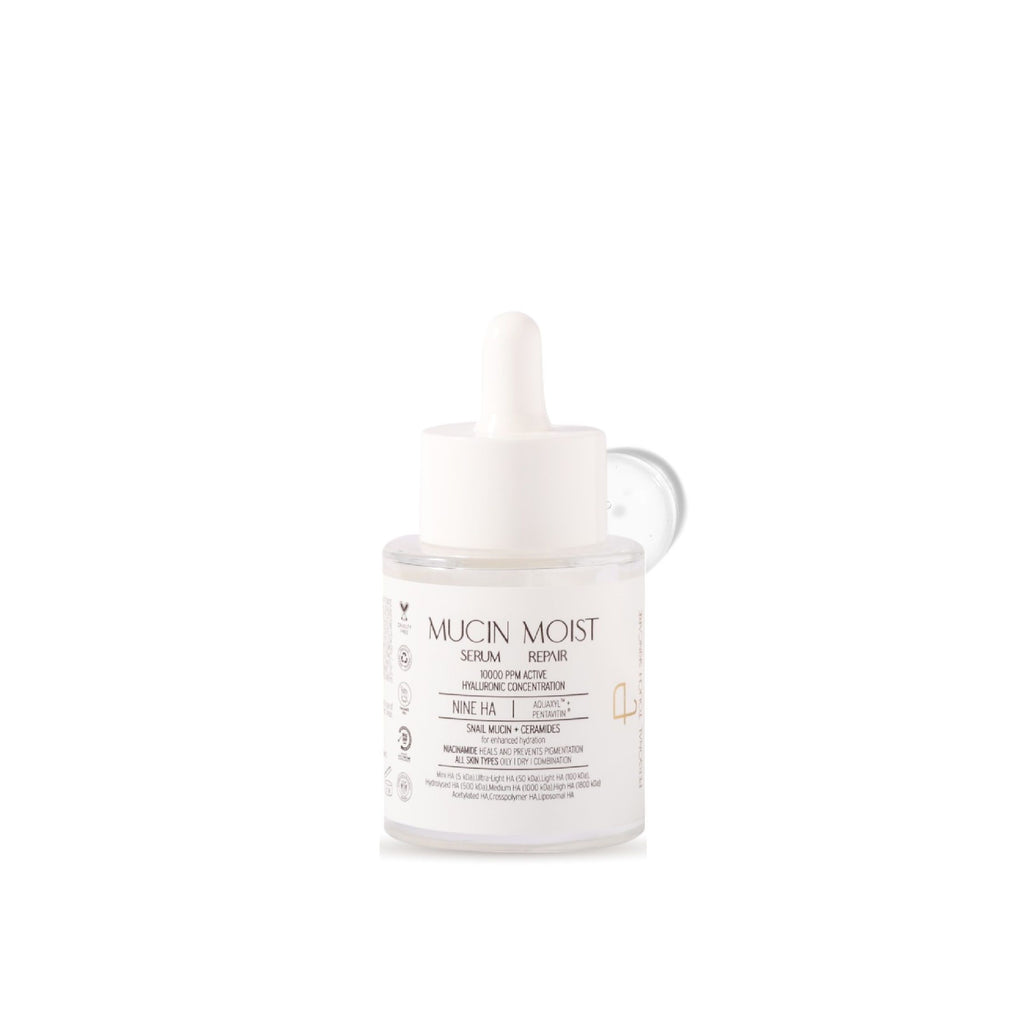Personal Touch Snail Mucin Serum with Hyaluronic Acid & Ceramides,Brightening & Skin Glow