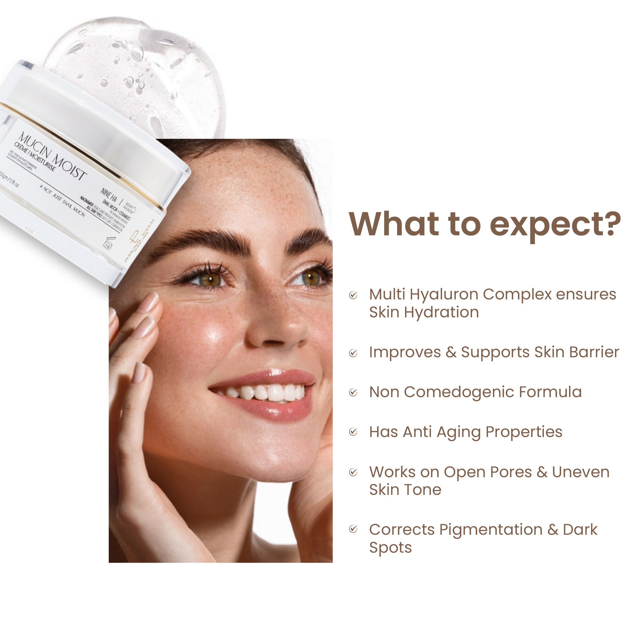Personal Touch Snail Mucin Cream with Ceramides for Barrier Repair