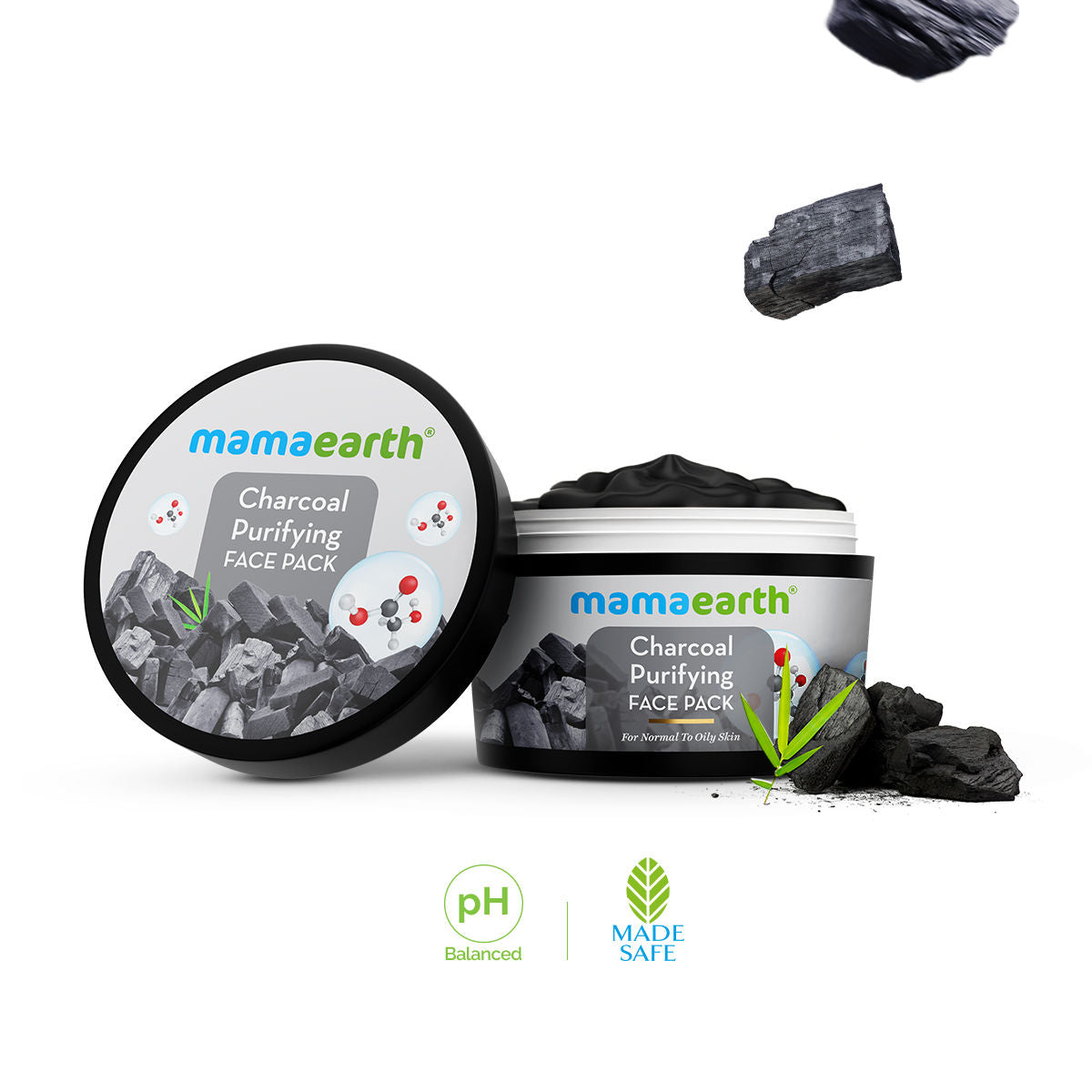 Charcoal Purifying Face Pack Detoxifies, Deep Cleanses, Minimizes Pores & Brightens Skin