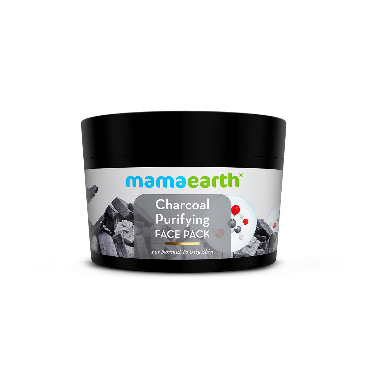 Charcoal Purifying Face Pack Detoxifies, Deep Cleanses, Minimizes Pores & Brightens Skin