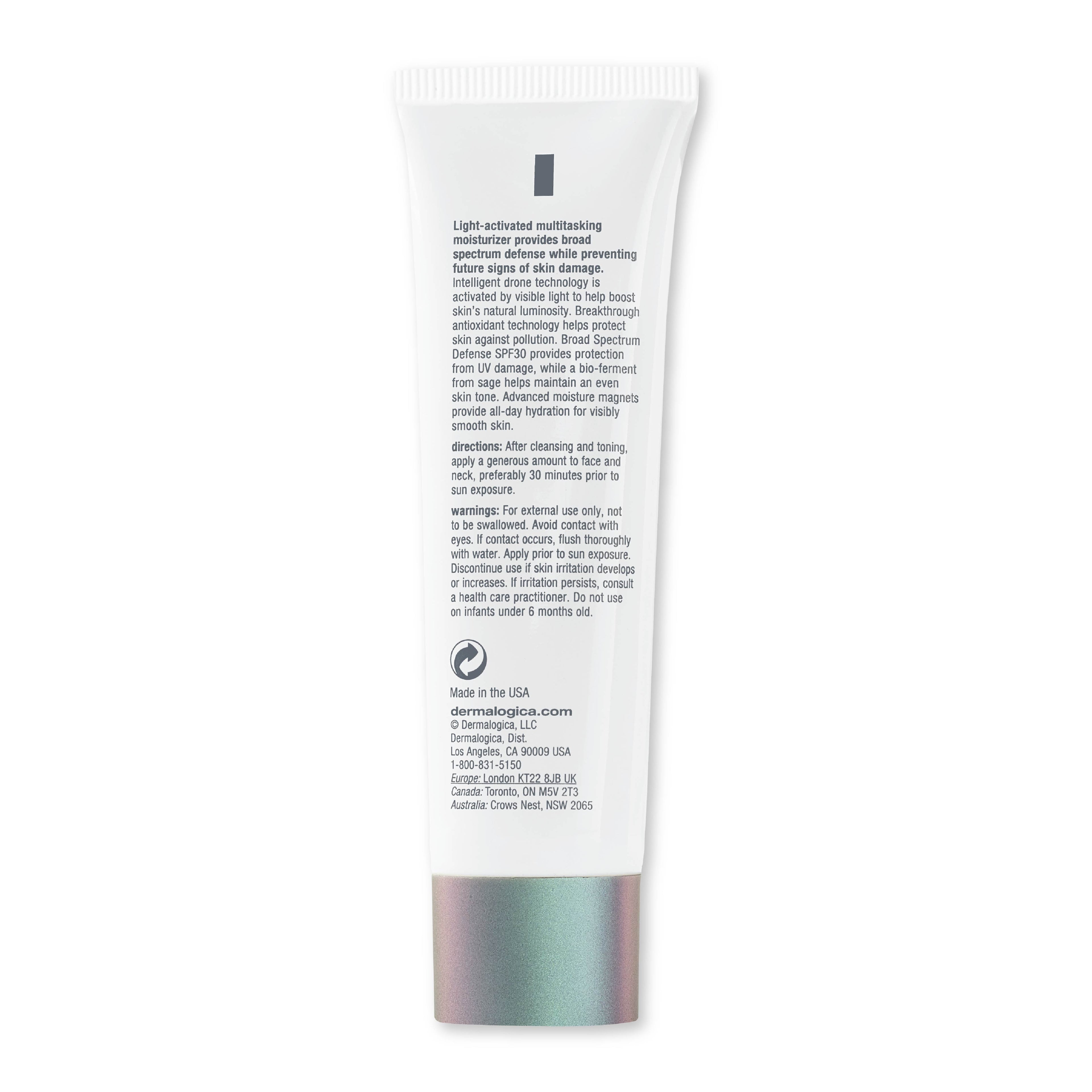 Prisma Protect SPF30 Face Moisturiser & Sunscreen With Sage & Green Tea