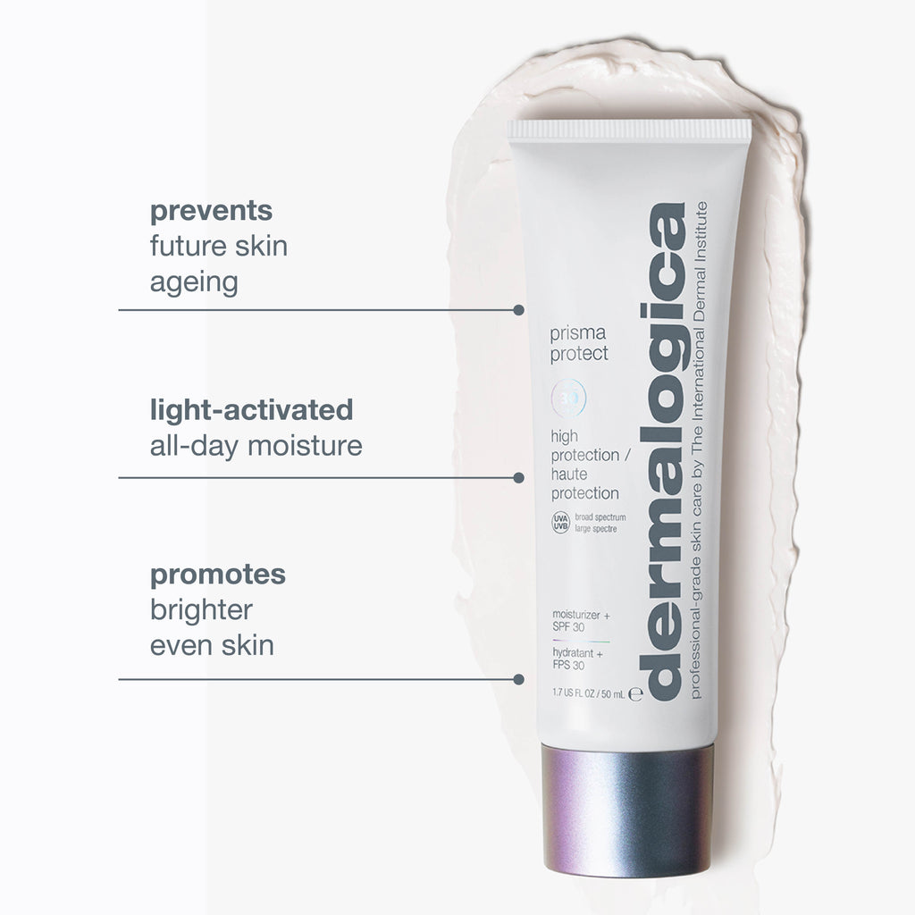 Prisma Protect SPF30 Face Moisturiser & Sunscreen With Sage & Green Tea
