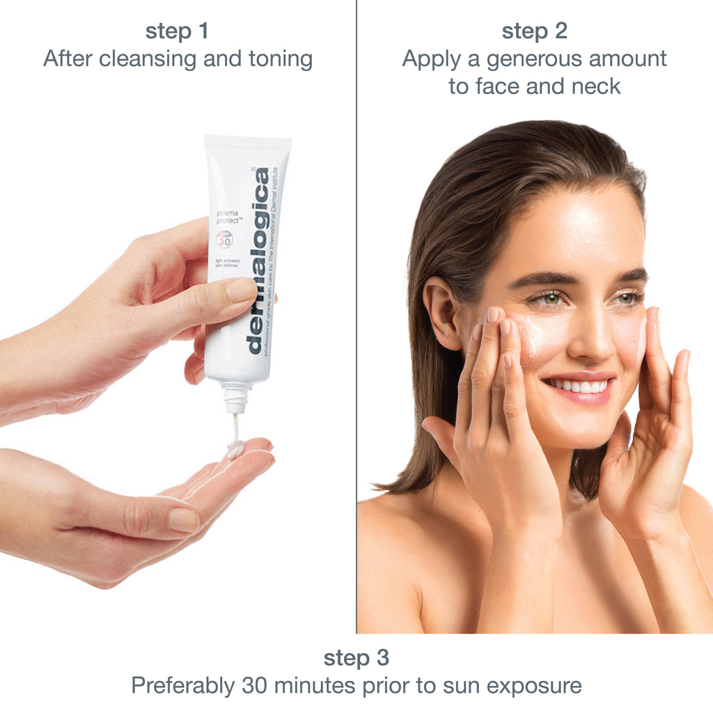 Prisma Protect SPF30 Face Moisturiser & Sunscreen With Sage & Green Tea