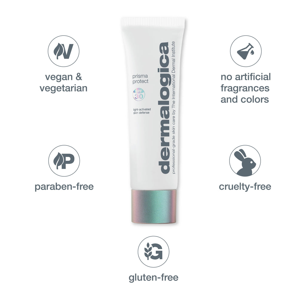 Prisma Protect SPF30 Face Moisturiser & Sunscreen With Sage & Green Tea