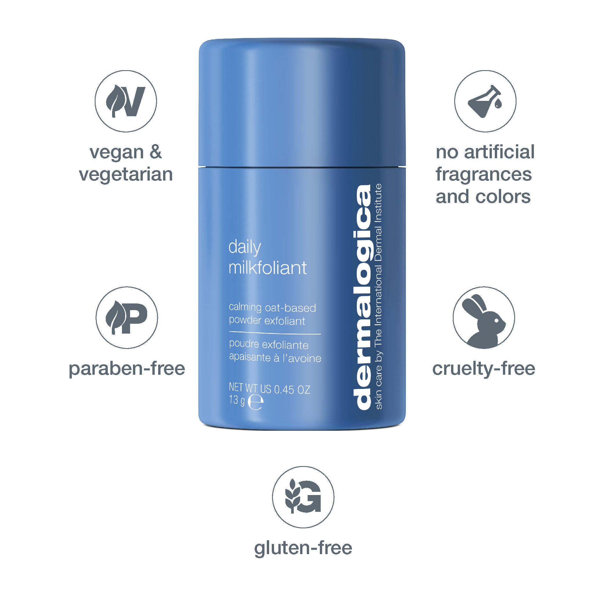 Daily Milkfoliant Gentle Oat-Based Powder Exfoliant Vegan