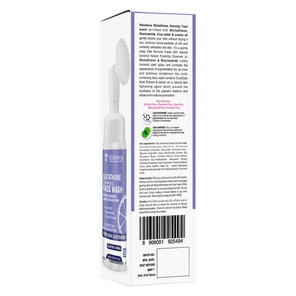 Glutathione Foaming Face Wash