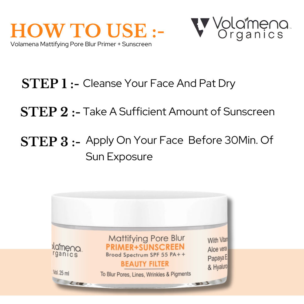 Mattifying Pore Blur Primer+Sunscreen SPF 55 PA++